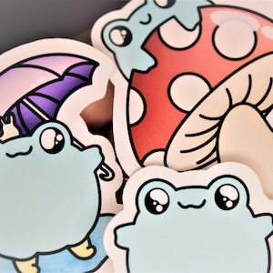 Cute Fred The Frog Glossy Sticker Pack Waterproof Cute Frog Etsy UK cute-fred-the-frog-glossy-sticker-pack-waterproof-cute-frog-etsy-uk