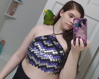 Ravenshade Scalemail haltertop