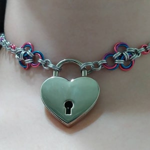 Bisexual Pride Floral Necklace