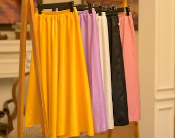 Ao Dai Skirt (6 colors) - Modern Length 75cm