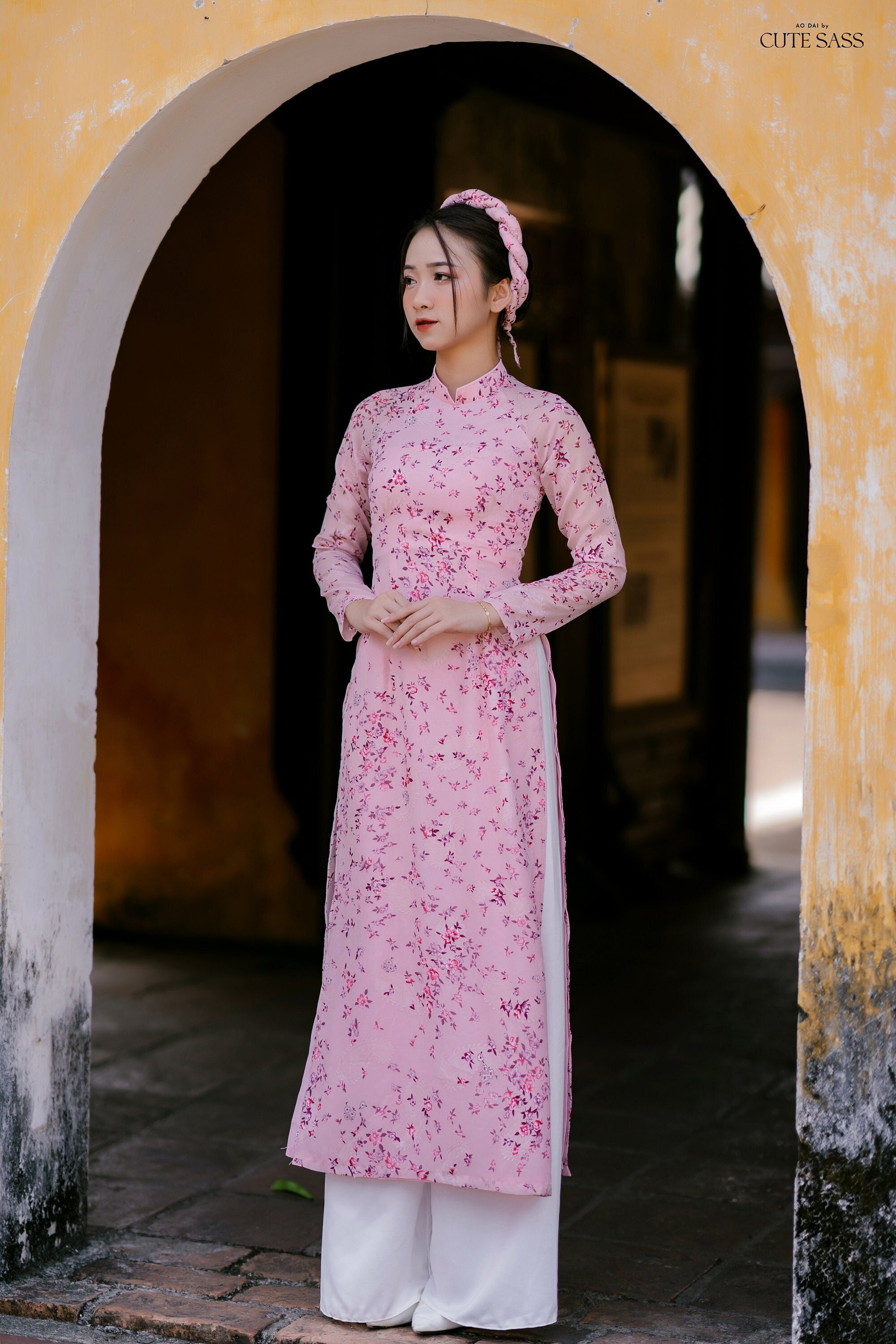Vietnamese Traditional Ao Dai For Women, Ao Dai For Women, Vietnamese Dress  For Women, Ao Dai Dress For Women A4 (XL)