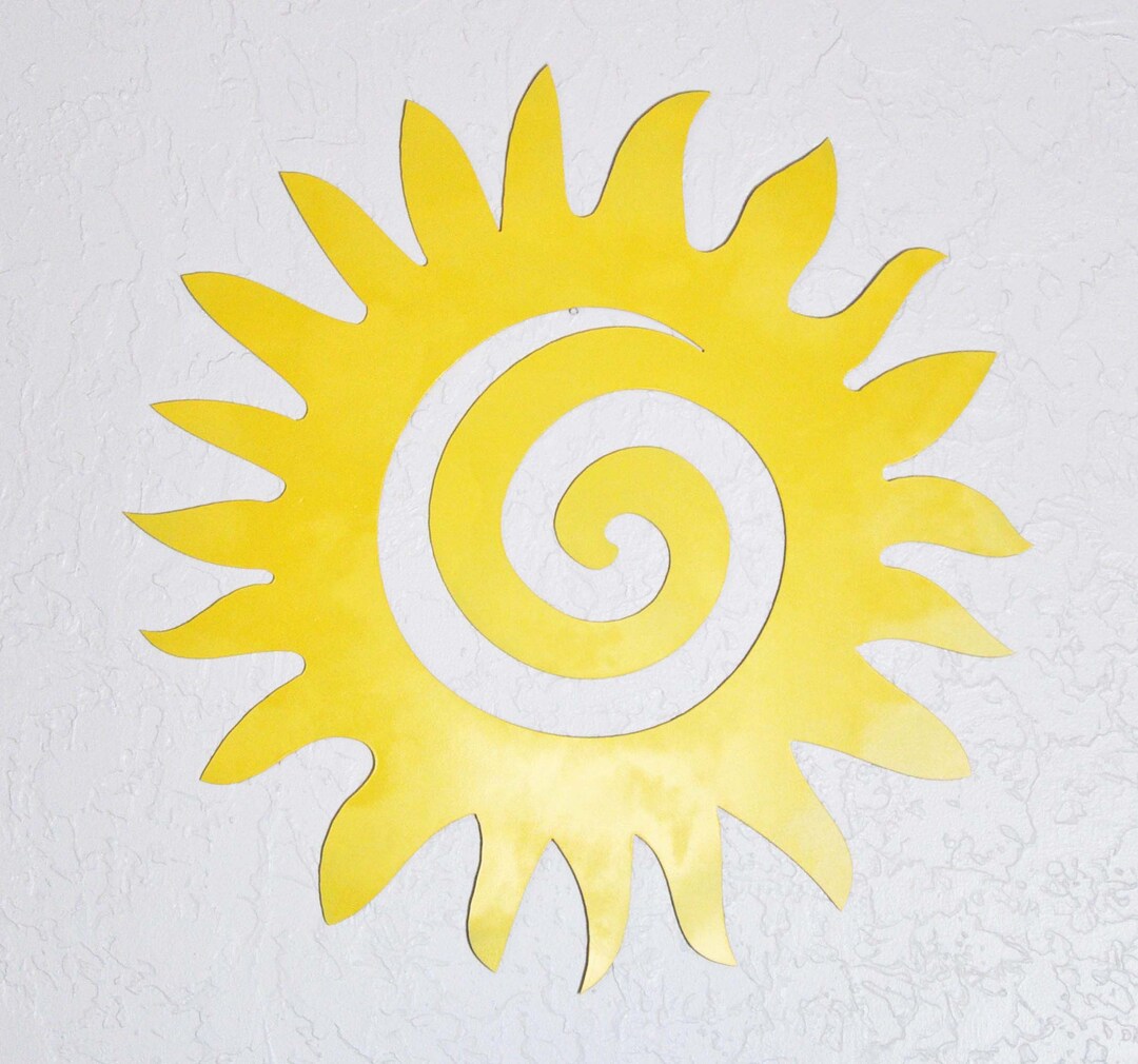 Sun Swirl Wall Decor Etsy