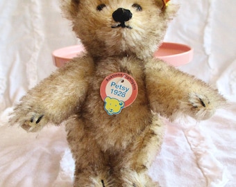 Steiff Classic 1920 Teddy Bear 2003 Brass Mohair Replica 25cm 10