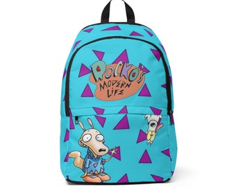 Rockos modern life 90s style Rocko and spunky sac à dos unisexe