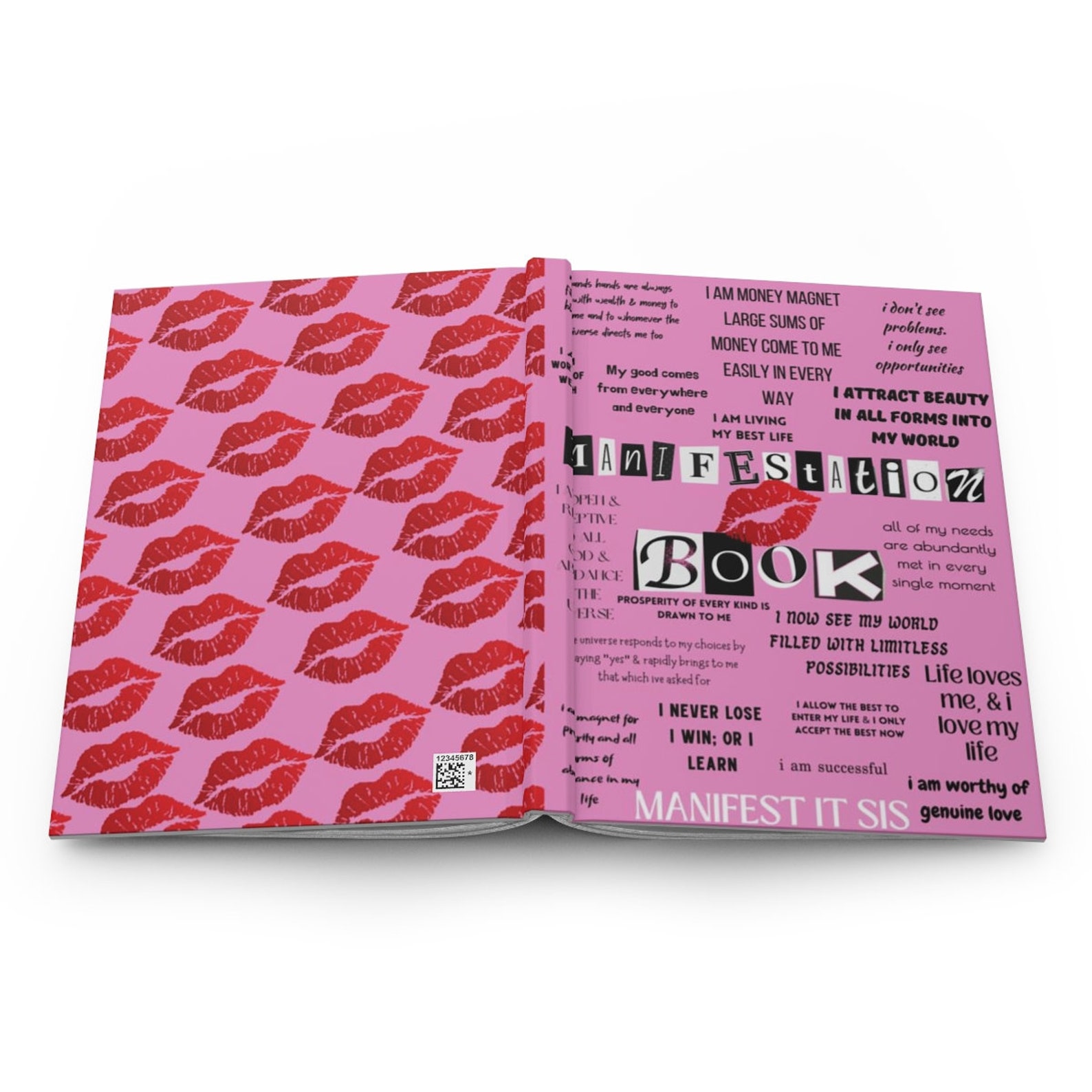 Burn Book Inspired Manifestation Journal Hardcover Journal Matte, Burn