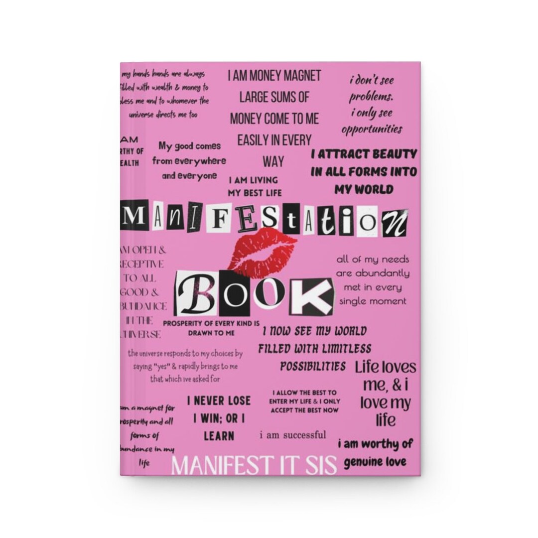 Burn Book Inspired Manifestation Journal Hardcover Journal Matte, Burn