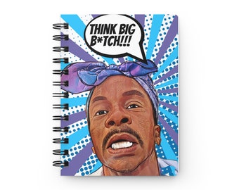 Voyez grand b*tc Journal avec reliure à spirales