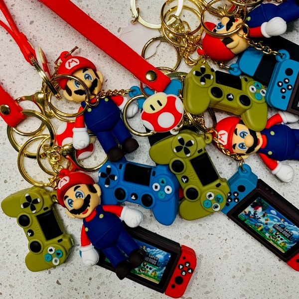 Mario Keychain Etsy