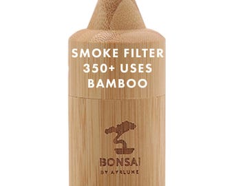 AYRLUME BONSAI | Smoke & Odor Eliminator | Personal Bamboo Air Filter | 350+ Uses | Sploof