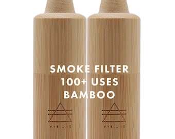 AYRLUME | Smoke & Odor Eliminator | Personal Bamboo Air Filter | 2 Pack | Sploof