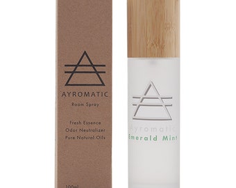 AYROMATIC SPRAY |  | Odor Neutralizer Spray | Emerald Mint | Pure Natural Oils By AYRLUME