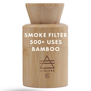 AYRLUME | Smoke & Odor Eliminator | Personal Bamboo Air Filter | +500 Uses | Sploof