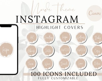 Nude Ig Highlight Icons - Etsy
