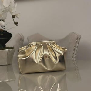 Sparkle Faux Leather Clutch – Convertible Crossbody & Evening Purse, Statement Bag for Women