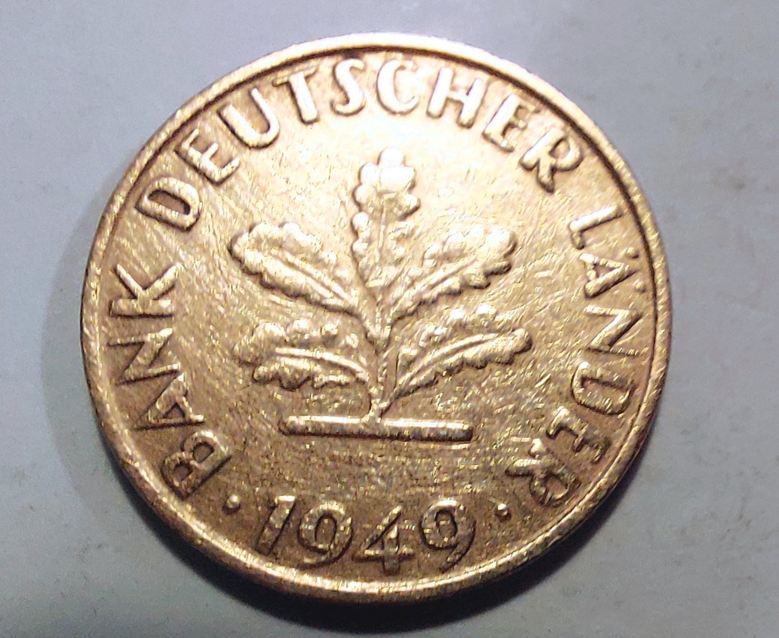 10 Pfennig Bank Deutscher Länder 1949 Wert 10 Pfennig Münze von 1949 G, Bank Deutscher Länder, selten - Etsy.de