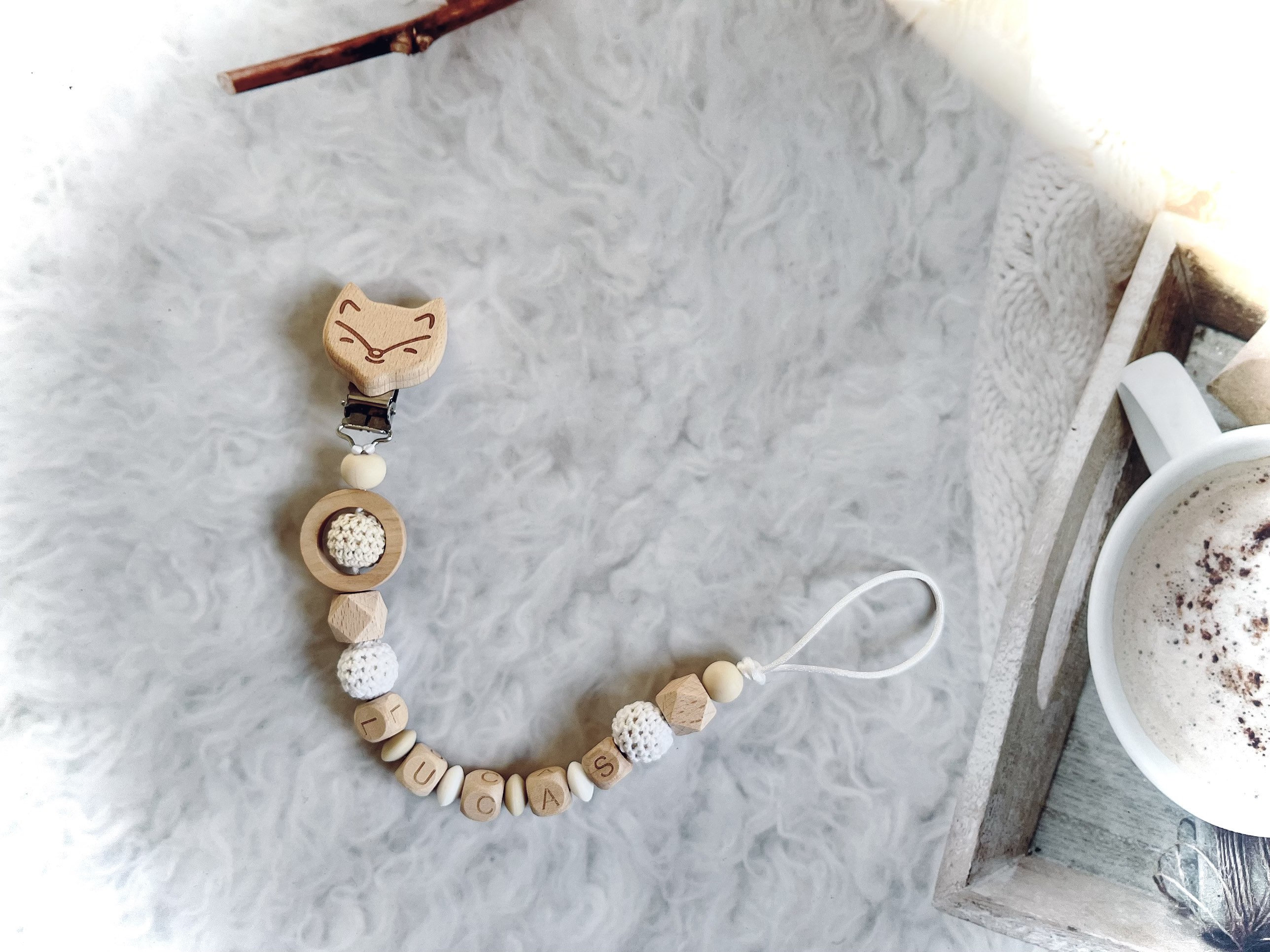 Clip Per Ciuccio MAM Aggancialo! - Con Copripiumino, Regolabile, Rosa