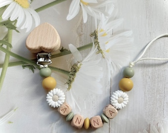 Personalized margarita pacifier clip