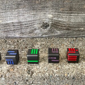 Technology Dice - Solid Metal D6 Pair of Dice image 8
