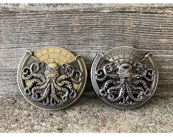 Kraken/Octopus Spinner Dice – Bronze or Silver