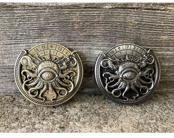 Beholder Spinner Dice – Bronze or Silver