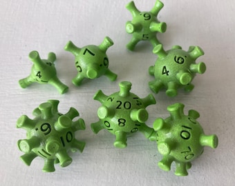 Covid inspired set of DnD Dice