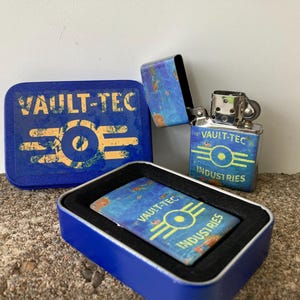 Encendedor estilo Zippo inspirado en Vaul-Tec, una necesidad de supervivencia