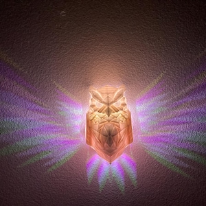 Owl Wall LED Night Light - Home Decor - Artistic Owl Wall Hanger Decoration