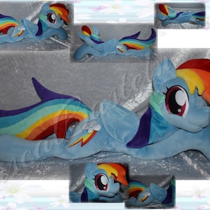 My little pony, Rainbow Dash 80 cm long