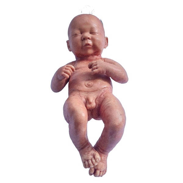 Realistische Neugeborene Ganzkörper Silikon Baby / reborn Junge - Lebensechte weiche Silikon Reborn Babys - Handmade Realistic