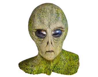 Realistic alien mask- Ufo cosplay alien face mask- realistic mask