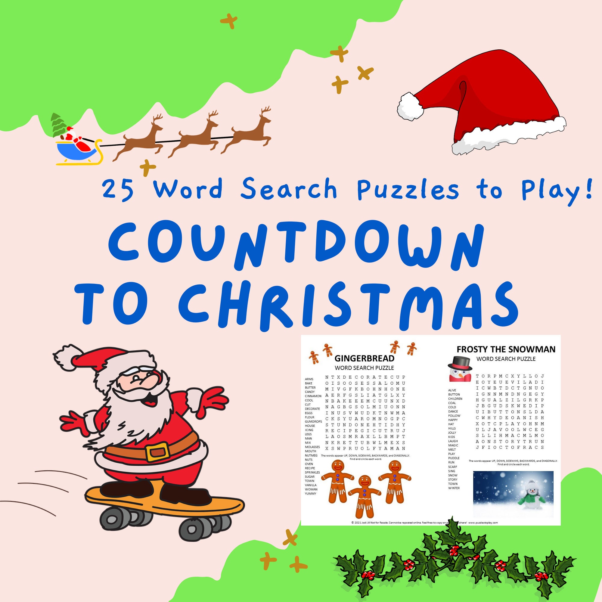 Advent Word Search - Etsy