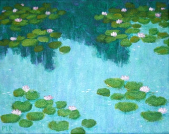 Claude's Other Pond, an original tribute to Monet's waterlily paintings at Giverny by Philip Kirkpatrick