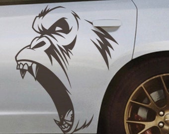 Gorilla King Sticker Decal