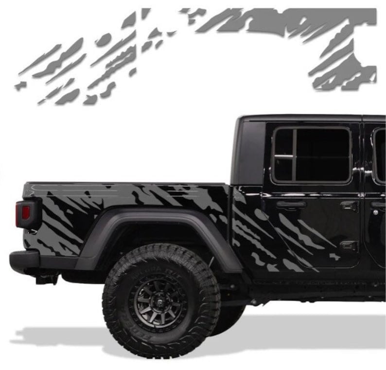 Jeep Gladiator Decal 20182022 Factory Crafts SPLASH Side Etsy