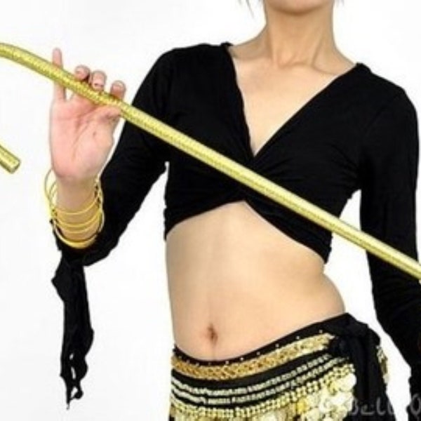 Belly Dance Metallic Cane   U.S.A