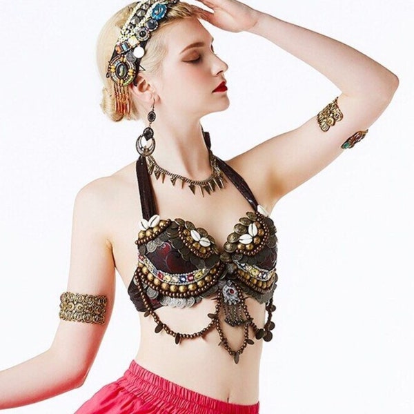 Belly Dance Tribal Bra Top U.S.A