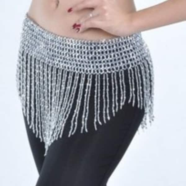 Belly Dance Coin Hip Belt Scarf Scarve Skirt Flow Tribal  U.S.A