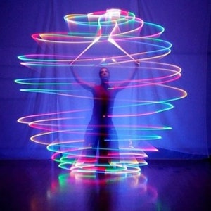 Belly Dance Flow Lighted Poi Balls  U.S.A