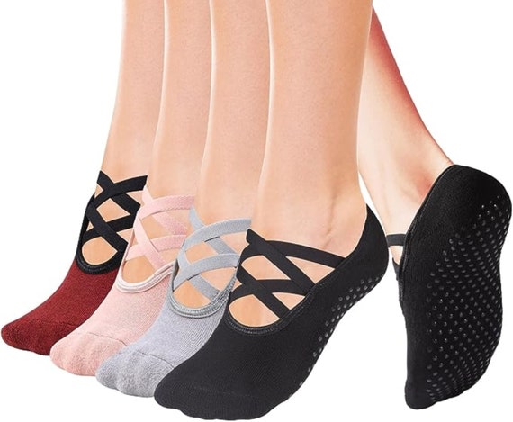 Dance Shoes Yoga Socks Slippers Gladiator U.S.A 