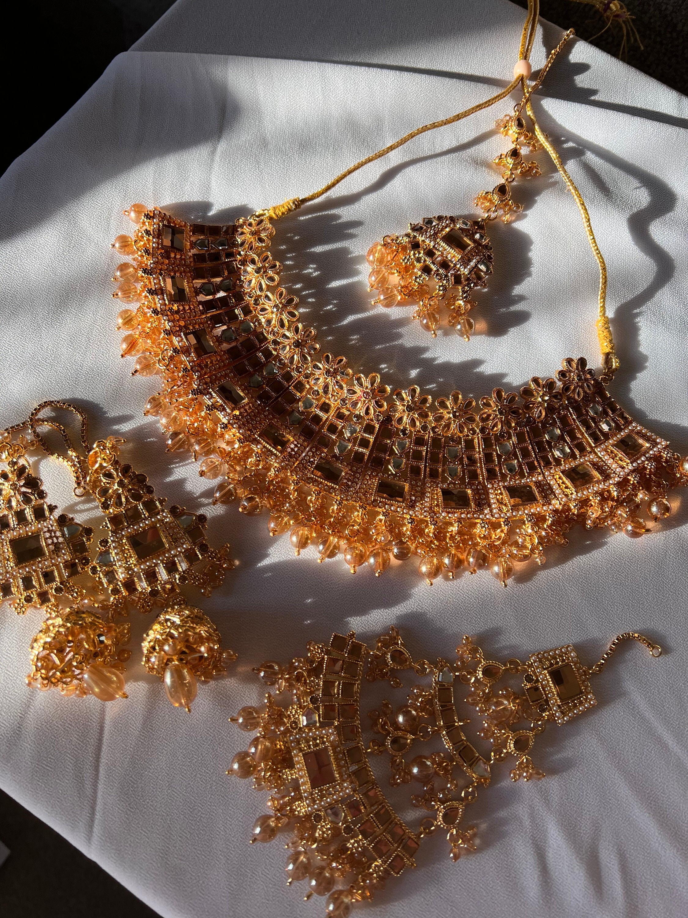 Mumtaz Bridal Set | Desi Wedding Jewellery | Gold Plated & Gold