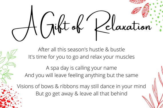 How to Give the Gift of Relaxation This Holiday Season - Mountainside Spa