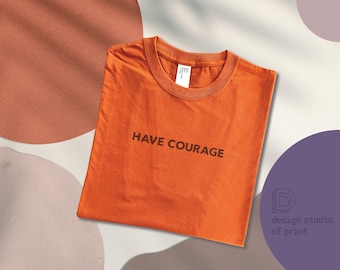Viel Mut, T-Shirt | Minimalistischer | Unisex | Gildan T-shirt