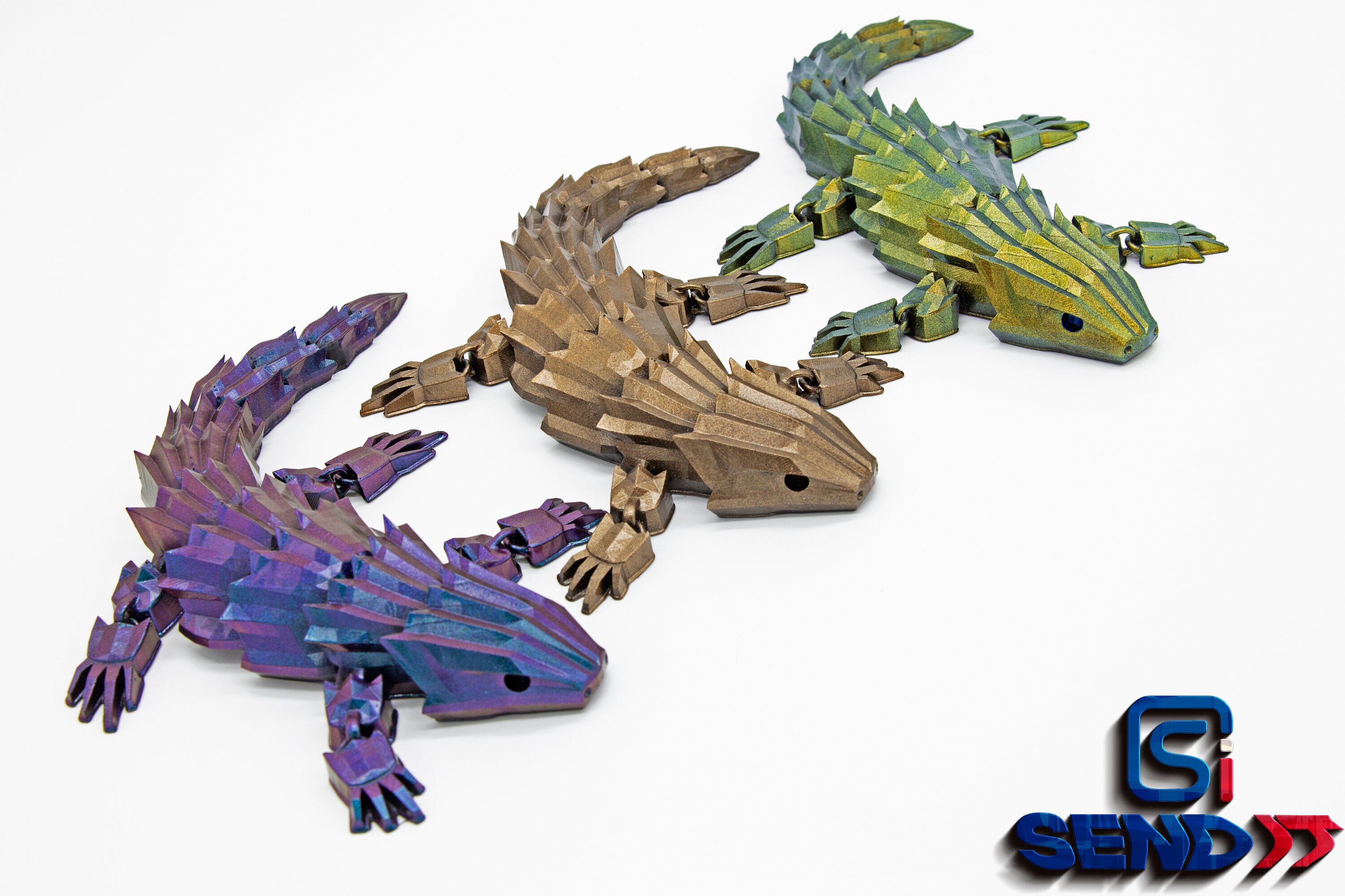 Lizard Figures Etsy