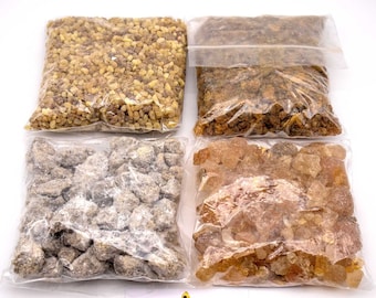 Incense Resin Pure Grade *A* Premium Quality! 50g - 250g Frankincense, Myrrh, Benzoin, Arabic Lump