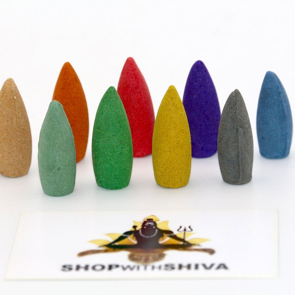 Backflow Scented Back Flow Incense Cones Choose Your Fragrance Packs of 6