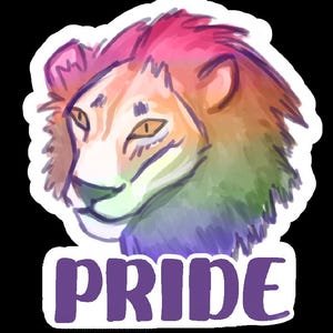 Pride Lion Sticker