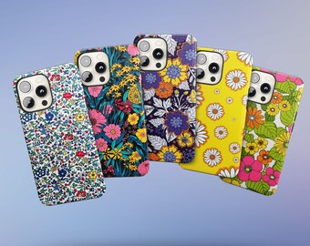 NAVY SCATTERING Case, Cool flower case For iPhone 14, iPhone 14 Pro Max, iPhone 13, iPhone 12, iPhone 11, iPhone SE, iPhone Xr, iPhone Xs, x