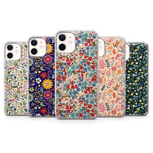 Liberty Wiltshire, Liberty of London Custodia per telefono per iPhone 14Pro, 13, 12, 11, XR, 7, 8, Samsung S23, S22, S21FE, A53, A14, A13, Pixel 7, 6A