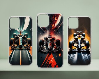 Formula One Phone Case, Powerfull Cars Case for iPhone 14Pro, 13, 12, 11, XR, 7, 8, Samsung S23, S22, S21FE, A53, A14, A13, Pixel 7, 6A