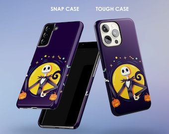 Spooky Cute Snap Case Nightmear Design Tough Case for iPhone 14, 13, 12 Pro, 11, XR, SE, 7, 8+, Samsung S22 Ultra, S21, S20, S10, S9 S8 S7